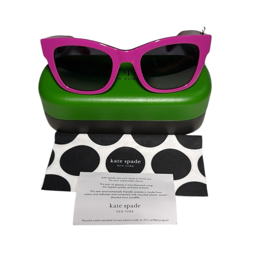 Kate Spade Fuchsia Acetate Sunglasses
